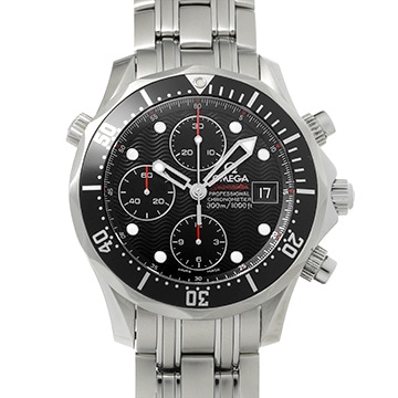 オメガ シーマスター ダイバー300 クロノグラフ 213.30.42.40.01.001 ブラック メンズ 時計 【中古】【wristwatch】