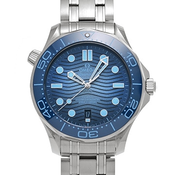 オメガ シーマスター ダイバー300 コーアクシャル マスタークロノメーター 210.30.42.20.03.003 ブルー メンズ 時計 【中古】【wristwatch】