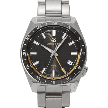 グランドセイコー スポーツコレクション クォーツ GMT 140th SBGN023 ブラック メンズ 時計 【中古】【wristwatch】