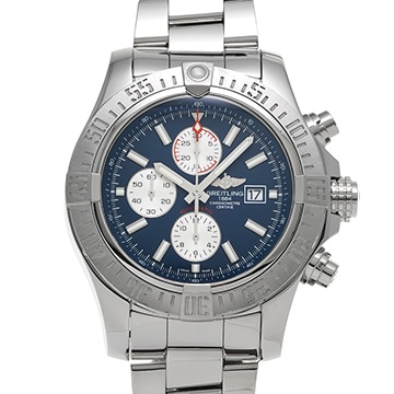ブライトリング スーパーアベンジャー II A1337111/C871 ブルー/シルバー メンズ 時計 【中古】【wristwatch】