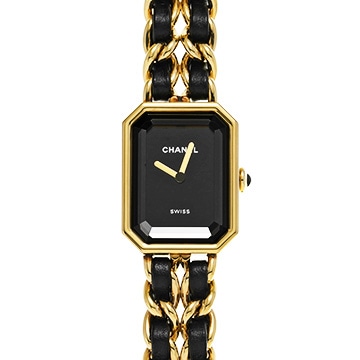 シャネル プルミエール オリジナル エディション H6951 ブラック レディース 時計 【中古】【wristwatch】