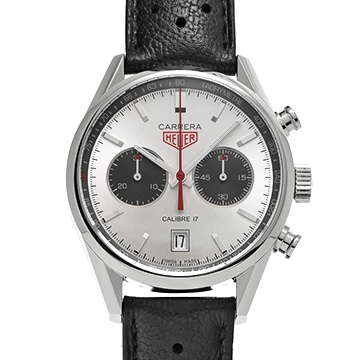タグ ホイヤー カレラ キャリバー17 クロノグラフ ジャック・ホイヤー CV2119.FC6310 シルバー/グレー メンズ 時計 【中古】【wristwatch】