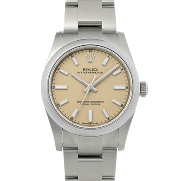 ロレックス オイスターパーペチュアル 34 124200 ベージュ ユニセックス 時計 【新品】【wristwatch】
