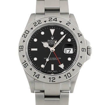 ロレックス エクスプローラーII 16570 ブラック メンズ 時計 【中古】【wristwatch】