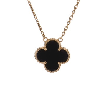 ヴァン クリーフ&アーペル ヴィンテージアルハンブラ ネックレス ゴールド K18イエローゴールド YG レディース ジュエリー 【中古】【jewelry】