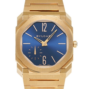 ブルガリ オクト フィニッシモ BGOY40GXT ブルー メンズ 時計 【中古】【wristwatch】
