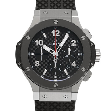 ウブロ ビッグバン スチール セラミック 301.SB.131.RX ブラックカーボン メンズ 時計 【中古】【wristwatch】