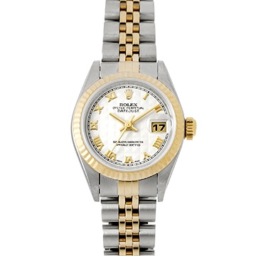 ロレックス デイトジャスト 79173 アイボリーピラミッド レディース 時計 【中古】【wristwatch】