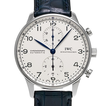 IWC ポルトギーゼ クロノグラフ IW371417 シルバー メンズ 時計 【中古】【wristwatch】