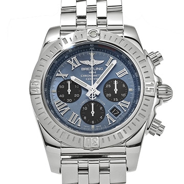 ブライトリング クロノマット JSP ローマンインデックス ブラックマザーオブパール リミテッド AB01153A1B1A1 ブラックシェル/ブラック メンズ 時計 【中古】【wristwatch】