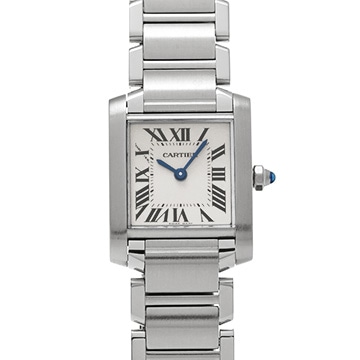 カルティエ タンクフランセーズ SM　 W51008Q3 シルバー レディース 時計 【中古】【wristwatch】