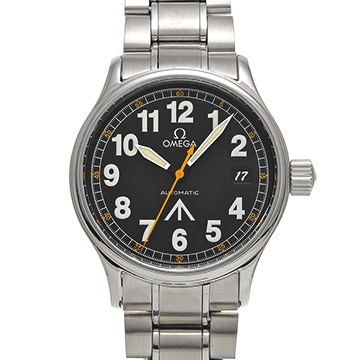 オメガ ダイナミック ブロードアロー 丸井限定 5202.51 ブラック メンズ 時計 【中古】【wristwatch】