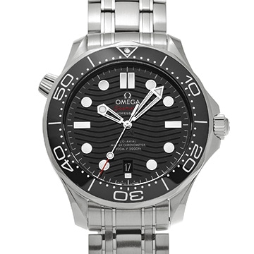 オメガ シーマスター ダイバー300 コーアクシャル マスタークロノメーター 210.30.42.20.01.001 ブラック メンズ 時計 【中古】【wristwatch】
