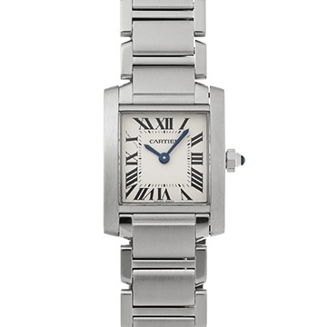 カルティエ タンクフランセーズ SM　 W51008Q3 シルバー レディース 時計 【中古】【wristwatch】