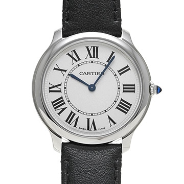 カルティエ ロンド マスト ドゥ カルティエ 36mm WSRN0031 シルバー メンズ 時計 【中古】【wristwatch】