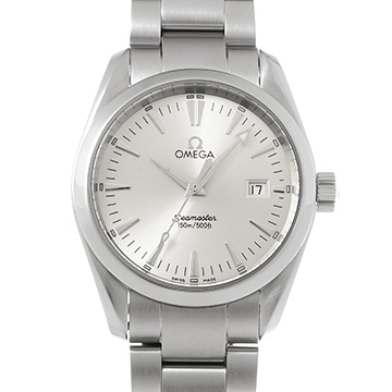 オメガ シーマスター アクアテラ クォーツ 2518.30 シルバー メンズ 時計 【中古】【wristwatch】