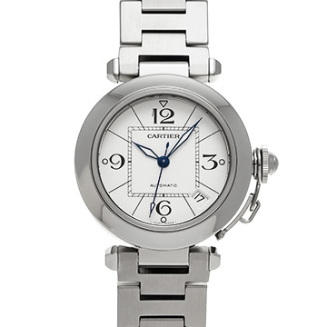 カルティエ パシャC W31074M7 ホワイト ユニセックス 時計 【中古】【wristwatch】