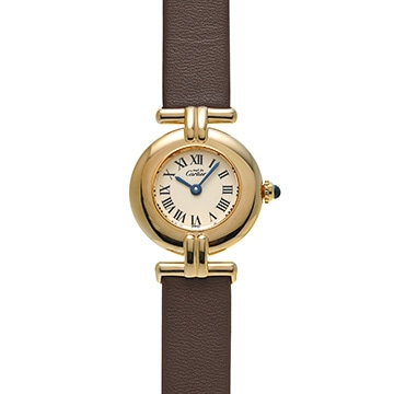カルティエ マスト コリゼ  ヴェルメイユ SM 590002 ホワイト レディース 時計 【中古】【wristwatch】