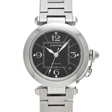 カルティエ パシャC W31076M7 ブラック ユニセックス 時計 【中古】【wristwatch】
