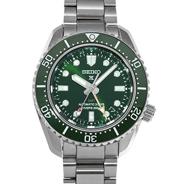 セイコー プロスペックス ダイバースキューバ 1968 メカニカルダイバーズ 現代デザイン GMT SBEJ009 グリーン メンズ 時計 【中古】【wristwatch】