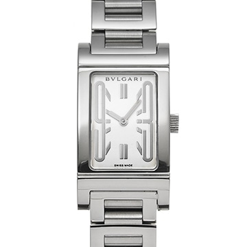 ブルガリ レッタンゴロ RT39S ホワイト レディース 時計 【中古】【wristwatch】