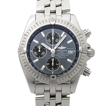 ブライトリング クロノマット エボリューション A156F17PA グレー/ブラック メンズ 時計 【中古】【wristwatch】