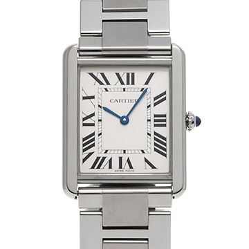 カルティエ タンク ソロ LM W5200014 シルバー ユニセックス 時計 【中古】【wristwatch】