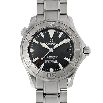 オメガ シーマスター 300 ミッドサイズ 2236.50 ブラック ユニセックス 時計 【中古】【wristwatch】