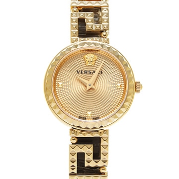 ヴェルサーチ グレカゴッデス クォーツ VE7A00323 シャンパン レディース 時計 【中古】【wristwatch】