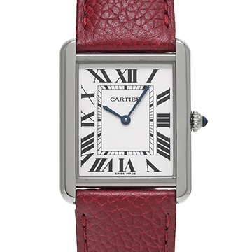 カルティエ タンク ソロ LM WSTA0028 シルバー レディース 時計 【中古】【wristwatch】