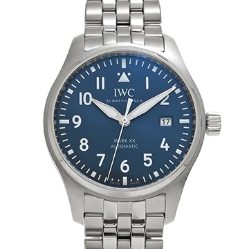 IWC パイロットウォッチ マーク XX IW328204 ブルー メンズ 時計 【中古】【wristwatch】