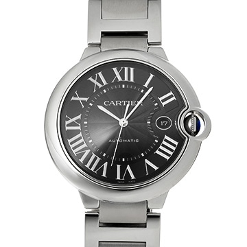 カルティエ バロンブルー ドゥ カルティエ 42mm W6920042 ブラック メンズ 時計 【中古】【wristwatch】