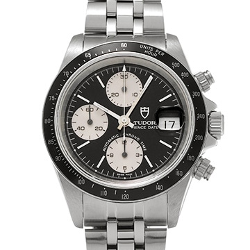 チューダー / チュードル クロノタイム 79260 ブラック/シルバー メンズ 時計 【中古】【wristwatch】