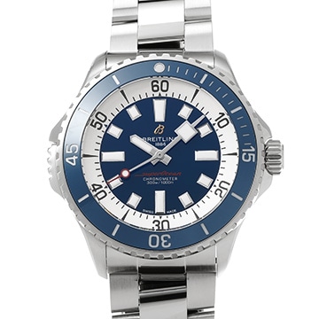 ブライトリング スーパーオーシャン オートマチック 46 A17378E71C1A1 ブルー メンズ 時計 【中古】【wristwatch】