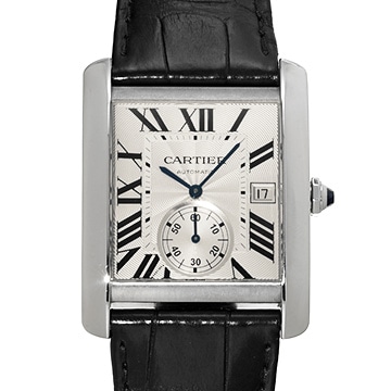 カルティエ タンク MC W5330003 シルバー メンズ 時計 【中古】【wristwatch】