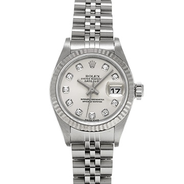 ロレックス デイトジャスト 79174G シルバー/ダイヤモンド レディース 時計 【中古】【wristwatch】