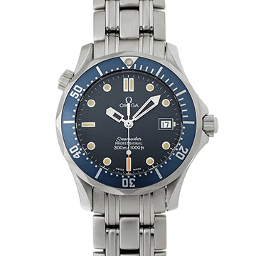 オメガ シーマスター プロフェッショナル 300 ミッドサイズ 2561.80 ブルー ユニセックス 時計 【中古】【wristwatch】