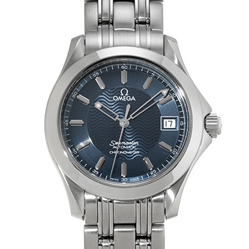 オメガ シーマスター 120 2501.81 ブルー メンズ 時計 【中古】【wristwatch】