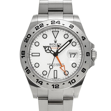 ロレックス エクスプローラーII 216570 ホワイト メンズ 時計 【中古】【wristwatch】