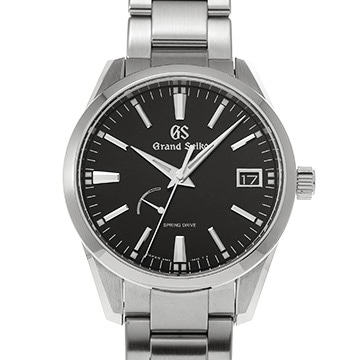 グランドセイコー ヘリテージコレクション スプリングドライブ SBGA301 ブラック メンズ 時計 【中古】【wristwatch】