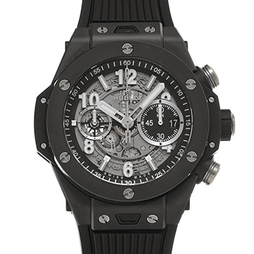 ウブロ ビッグバン ウニコ ブラックマジック 421.CI.1170.RX マットブラックスケルトン メンズ 時計 【中古】【wristwatch】