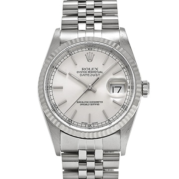 ロレックス デイトジャスト 16234 シルバー メンズ 時計 【中古】【wristwatch】