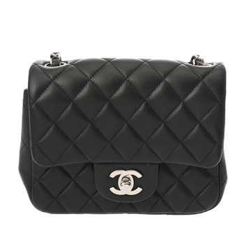 シャネル マトラッセ ミニ クラシック ハンドバッグ 17cm ブラック A35200 ラムスキン レディース バッグ 【中古】【bag】