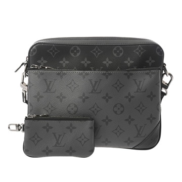 ルイ ヴィトン モノグラムエクリプス/モノグラムエクリプスリバース トリオメッセンジャー ブラック M69443 モノグラムキャンバス メンズ バッグ 【中古】【bag】