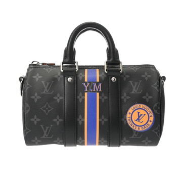 ルイ ヴィトン モン・モノグラムエクリプス キーポルバンドリエール 25 イニシャル入り マルチカラー P01942 モノグラムキャンバス メンズ バッグ 【中古】【bag】