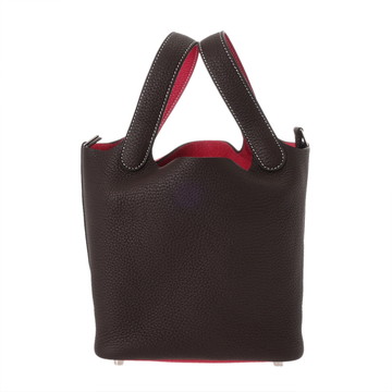 エルメス ピコタンロック PM カザック ローズメキシコ/ルージュセリエ トリヨンクレマンス レディース バッグ 【未使用】【bag】