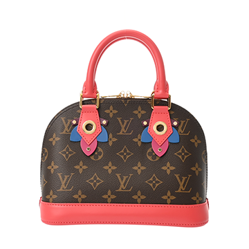 ルイ ヴィトン モノグラムトーテム アルマBB ブラウン/フラミンゴ M41659 モノグラムキャンバス レディース バッグ 【中古】【bag】