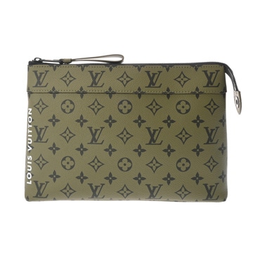 ルイ ヴィトン モノグラム ポシェット ヴォヤージュ ス―プル カーキ M82800 モノグラムキャンバス メンズ 【未使用】【bag】