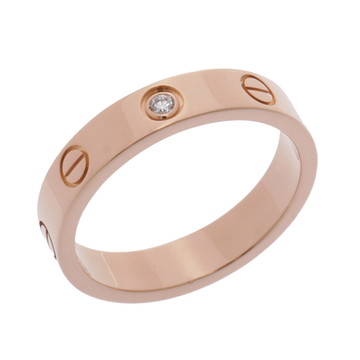 カルティエ ミニラブリング #52 1PD ゴールド K18ピンクゴールド PG レディース ジュエリー 【中古】【jewelry】