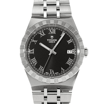 チューダー / チュードル ロイヤル 28500 ブラック メンズ 時計 【中古】【wristwatch】